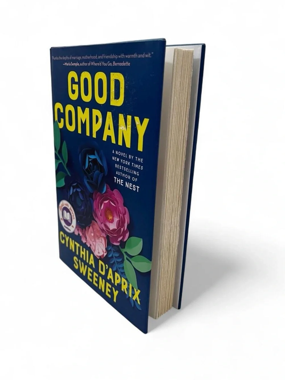 Adult Hardcover Fiction Book Drama Romance Marriage Good Company Cynthia Sweeney